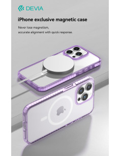 DEVIA CARCASA GUARDIAN MAGSAFE IPHONE 15 PLUS ROSA 2