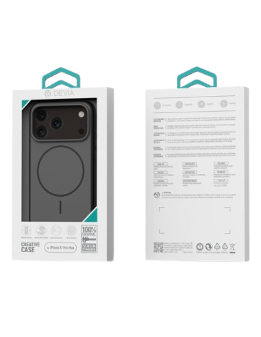 DEVIA CARCASA MAGNETIC LUMIERE IPHONE 17 PRO NEGRO