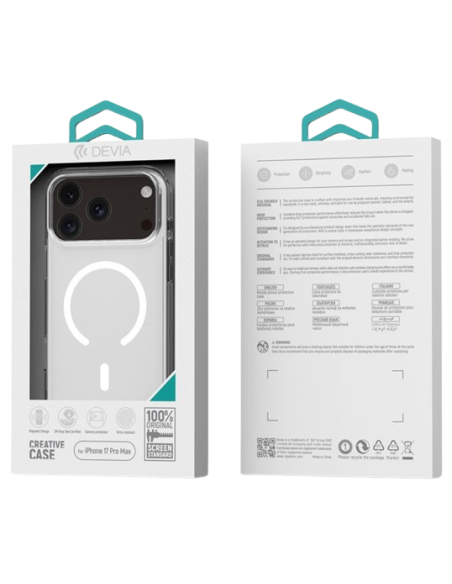 DEVIA CARCASA MAGNETIC SHOCKPROOF IPHONE 17 PRO