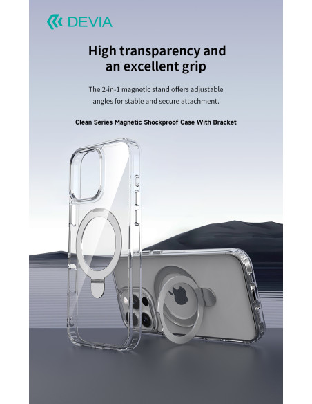 DEVIA CARCASA MAGSAFE CON SOPORTE IPHONE 16 PRO MAX