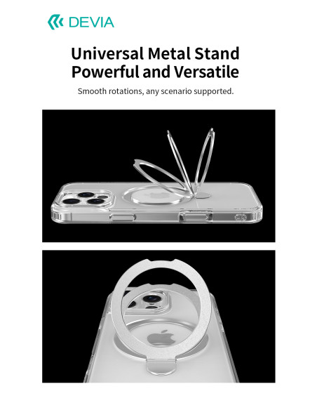 DEVIA CARCASA MAGSAFE CON SOPORTE IPHONE 16 PRO MAX
