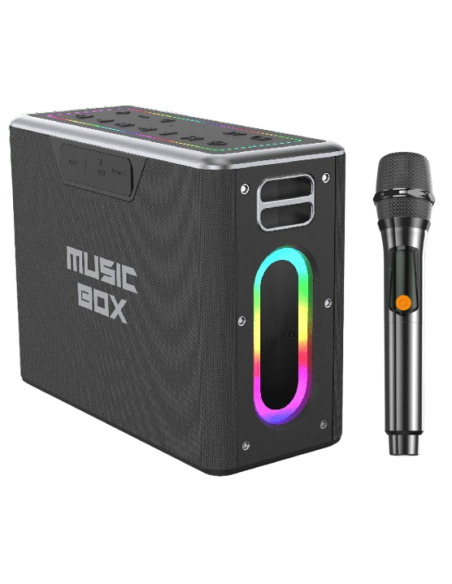 HIFUTURE KARAOKE/ALTAVOZ MUSICBOX 100W NEGRO