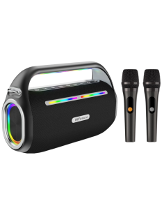 HIFUTURE KARAOKE/ALTAVOZ MUSICBOX 100 70W / 2 MICROFONOS NEGRO