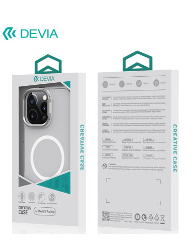 DEVIA CARCASA MAGSAFE SOPORTE CAMARA IPHONE 16 PRO
