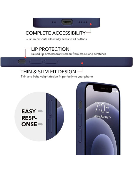 DEVIA CARCASA NATURE IPHONE 14 PRO AZUL