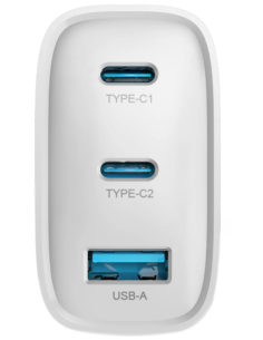 DEVIA CARGADOR EXTREME PD 65W USBa + 2 USBc BLANCO 2