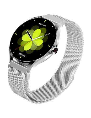 HIFUTURE SMARTWATCH AURA 2 PLATA