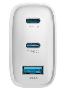 DEVIA CARGADOR EXTREME PD USB 65W / 2 USBc GAN 2