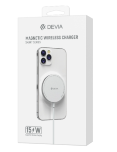 DEVIA CARGADOR SMART MAGSAFE MAGNETICO 15W 2