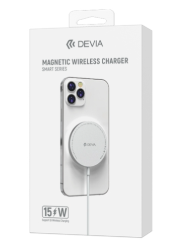 DEVIA CARGADOR SMART MAGSAFE MAGNETICO 15W