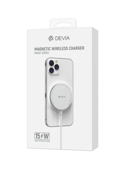 DEVIA CARGADOR SMART MAGSAFE MAGNETICO 15W