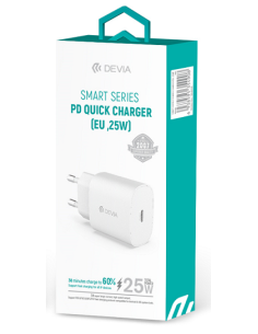 DEVIA CARGADOR TIPO C 25W 2