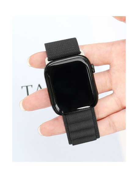 DEVIA CORREA NAYLON BRAIDED SPORT5 APPLE WATCH 42/44/45/49mm NEGRO