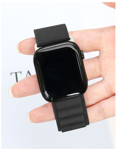 DEVIA CORREA NAYLON BRAIDED SPORT5 APPLE WATCH 42/44/45/49mm STARLIGHT