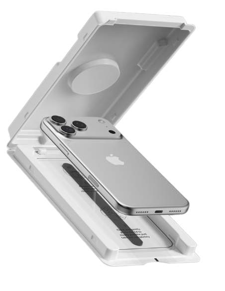 DEVIA CRISTAL TEMPLADO CON APLICADOR IPHONE 17