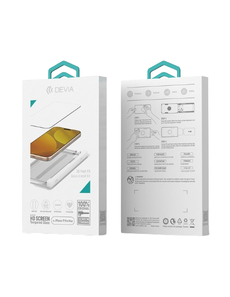 DEVIA CRISTAL TEMPLADO CON APLICADOR IPHONE AIR