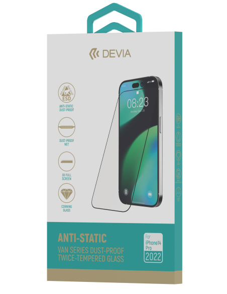 DEVIA CRISTAL TEMPLADO IPHONE 14 PRO