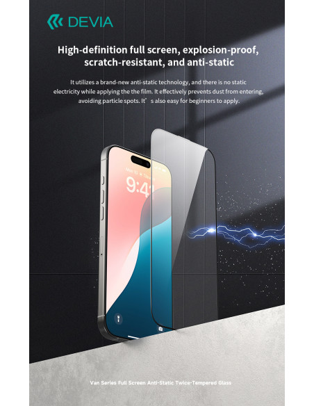 DEVIA CRISTAL TEMPLADO IPHONE 17e/16e