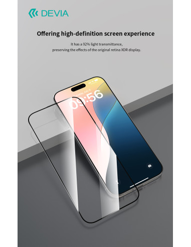 DEVIA CRISTAL TEMPLADO IPHONE 17e/16e