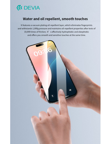 DEVIA CRISTAL TEMPLADO IPHONE 17e/16e