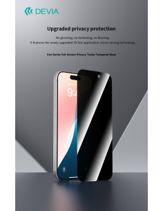 DEVIA CRISTAL TEMPLADO PRIVACIDAD IPHONE 16 PLUS 2