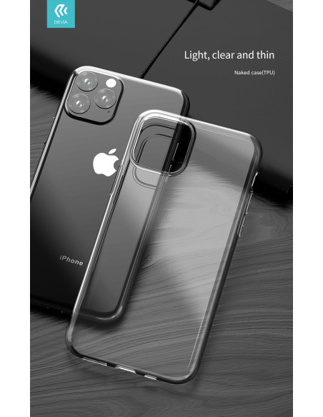 DEVIA Carcasa NAKED IPhone 11 PRO MAX TRANSPARENTE