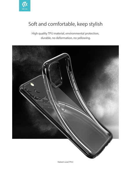 DEVIA Carcasa NAKED IPhone 11 PRO MAX TRANSPARENTE