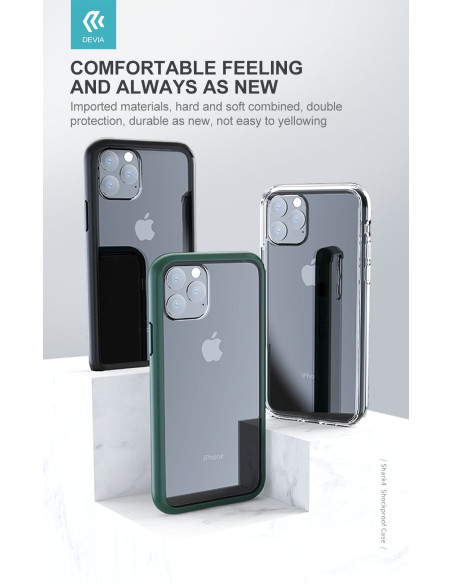 DEVIA Carcasa SHARK4 IPhone 11 PRO MAX TRANSPARENTE