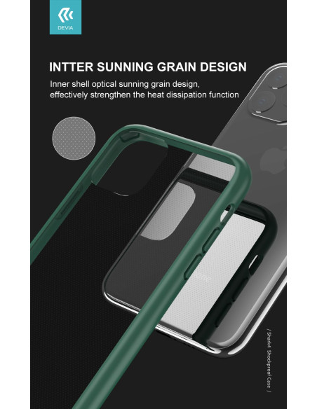 DEVIA Carcasa SHARK4 IPhone 11 PRO MAX TRANSPARENTE