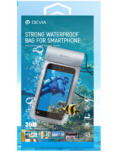 DEVIA FUNDA SUMERGIBLE STRONG GRIS