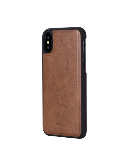 DEVIA FUNDA TIPO LIBRO 'MAGIC' IPHONE X MARRON