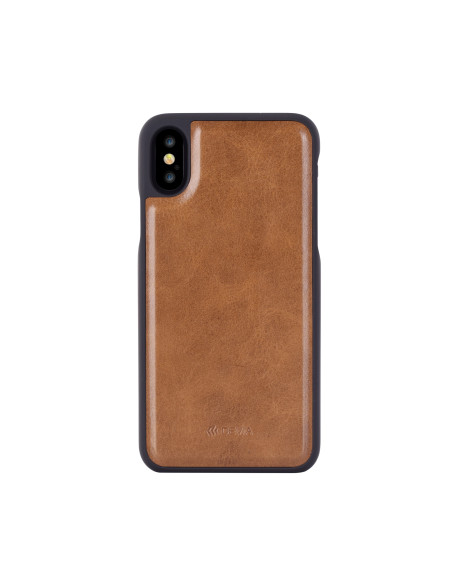 DEVIA FUNDA TIPO LIBRO 'MAGIC' IPHONE X MARRON