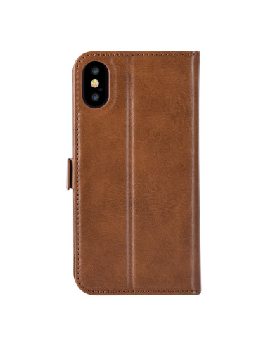 DEVIA FUNDA TIPO LIBRO 'MAGIC' IPHONE X MARRON