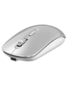 DEVIA RATON INALAMBRICO DUAL MODE PLATA 2