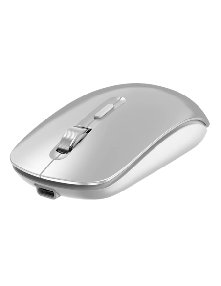 DEVIA RATON INALAMBRICO DUAL MODE PLATA