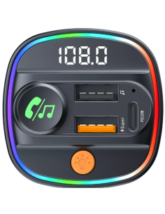 DEVIA TRANSMISOR fm COCHE 30W NEGRO 2