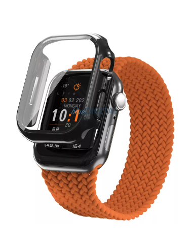 DEVIA protector de pantalla Apple watch 7/8 41mm NEGRO