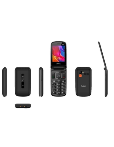 QUBO TELEFONO MOVIL 4G P-210NW NEGRO