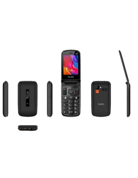 QUBO TELEFONO MOVIL 4G P-210NW NEGRO