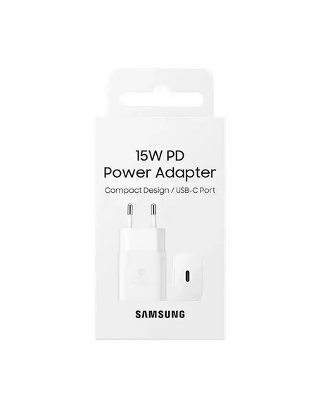 SAMSUNG CARGADOR 15W PD TIPO C BLANCO
