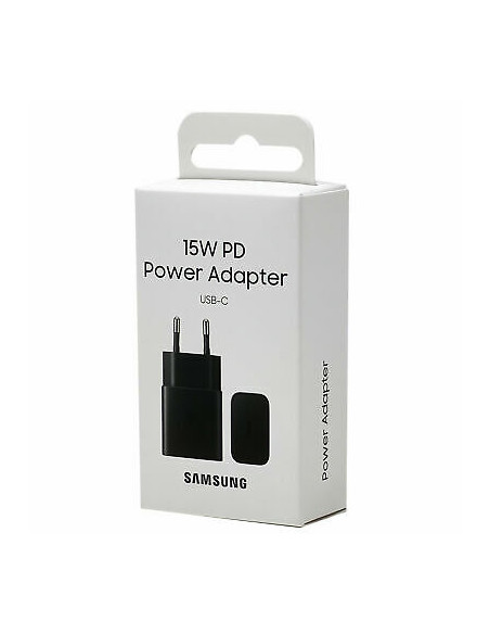 SAMSUNG CARGADOR 15W PD TIPO C NEGRO