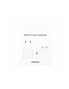 SAMSUNG CARGADOR TIPO C 25w + CABLE BLANCO 2