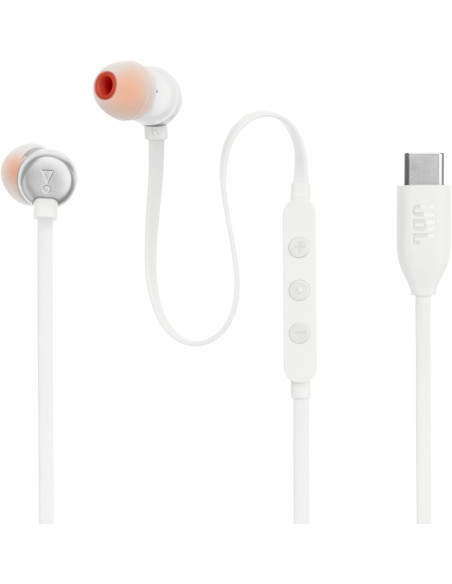 JBL AURICULAR TUNE 310C BLANCO