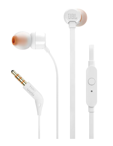 JBL AURICULAR TUNE T110 BLANCO