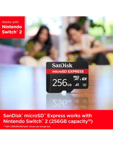 SANDISK TARJETA MICROSD EXPRESS 256GB / NINTENDO SWITCH 2