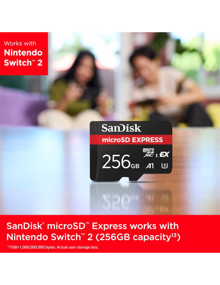 SANDISK TARJETA MICROSD EXPRESS 256GB / NINTENDO SWITCH 2