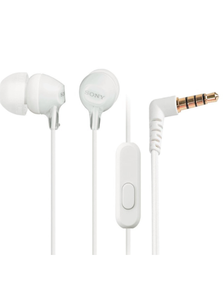 SONY AURICULAR MDREX15APW CON MICRO JACK  BLANCO