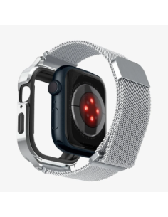 SPIGEN CARCASA/CORREA  APPLE WATCH METAL FIT PRO 9/8/7 42/44/45/49mm PLATA 2