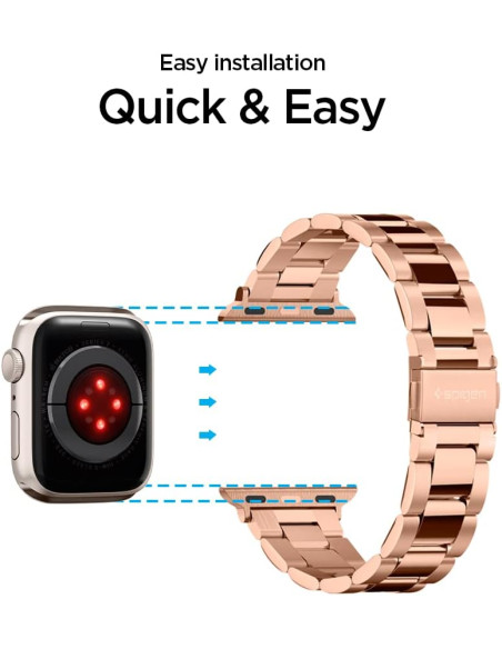 SPIGEN CORREA APPLE WATCH MODERN FIT 38/40/41/42mm ORO ROSA
