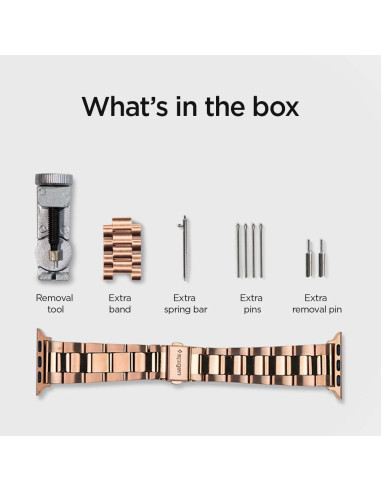 SPIGEN CORREA APPLE WATCH MODERN FIT 38/40/41/42mm ORO ROSA